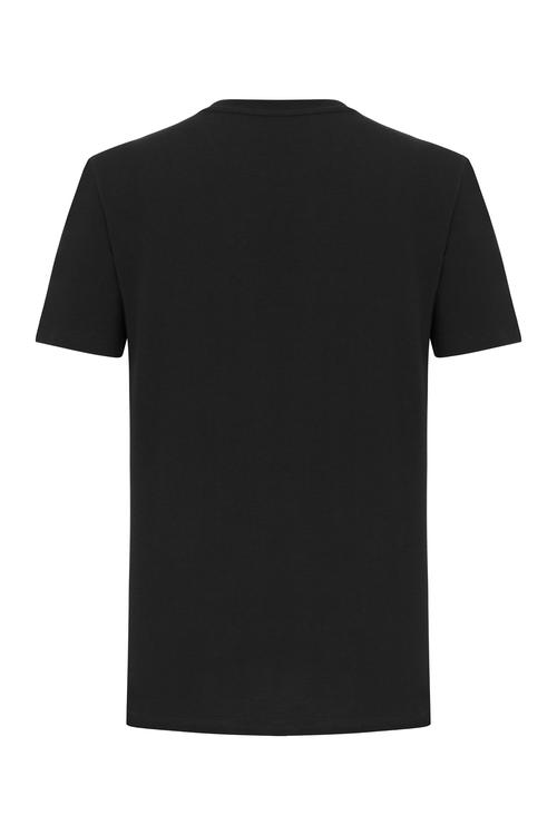  CEP DETAYLI BİSİKLET YAKA KISA KOLLU T-SHIRT