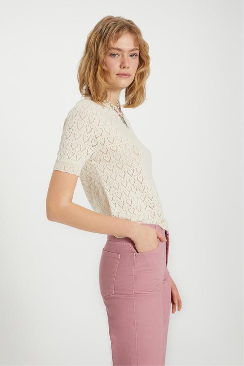  BİSİKLET YAKA KISA KOLLU TRİKO