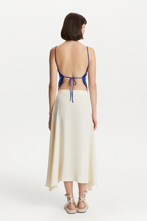  YIRTMAÇLI MİDİ ETEK