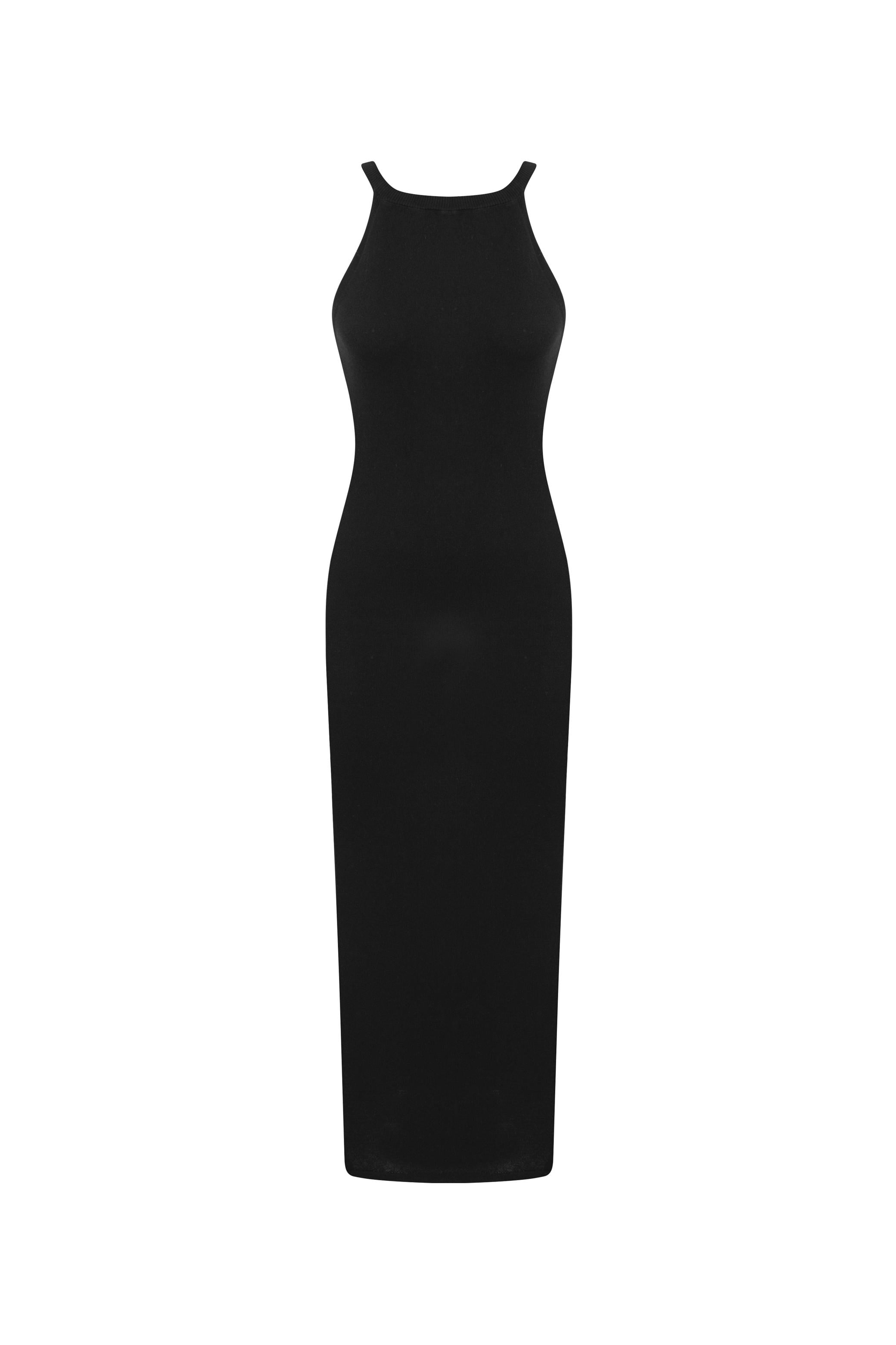 HALTER YAKA UZUN ELBİSE