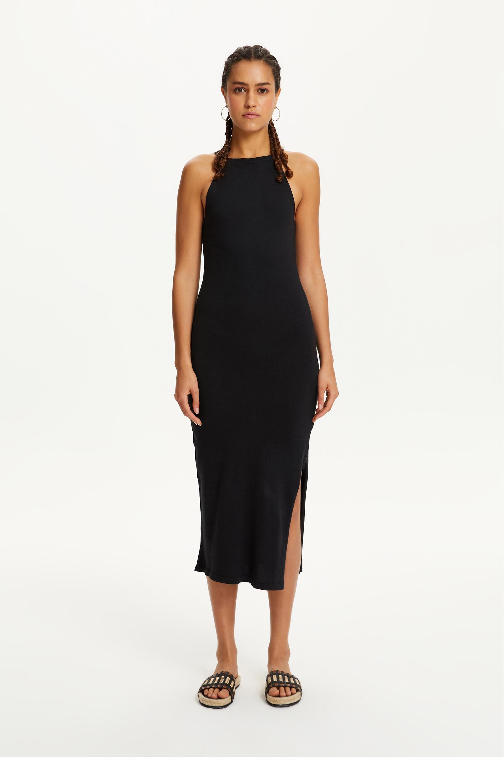 HALTER YAKA UZUN ELBİSE