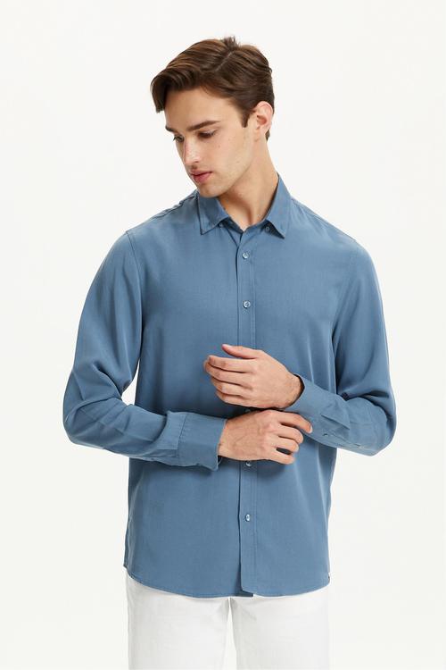  REGULAR FIT LİYOSEL GÖMLEK