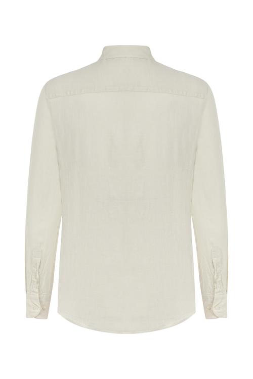  REGULAR FIT KETEN GÖMLEK