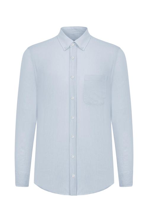  REGULAR FIT KETEN GÖMLEK