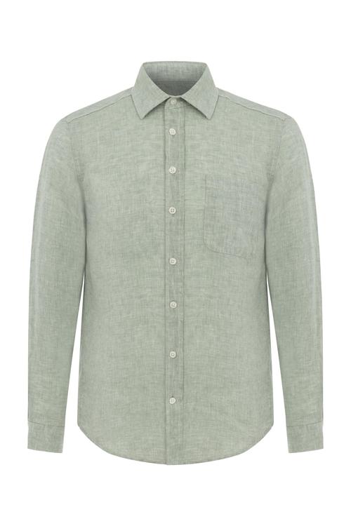  REGULAR FIT KETEN GÖMLEK