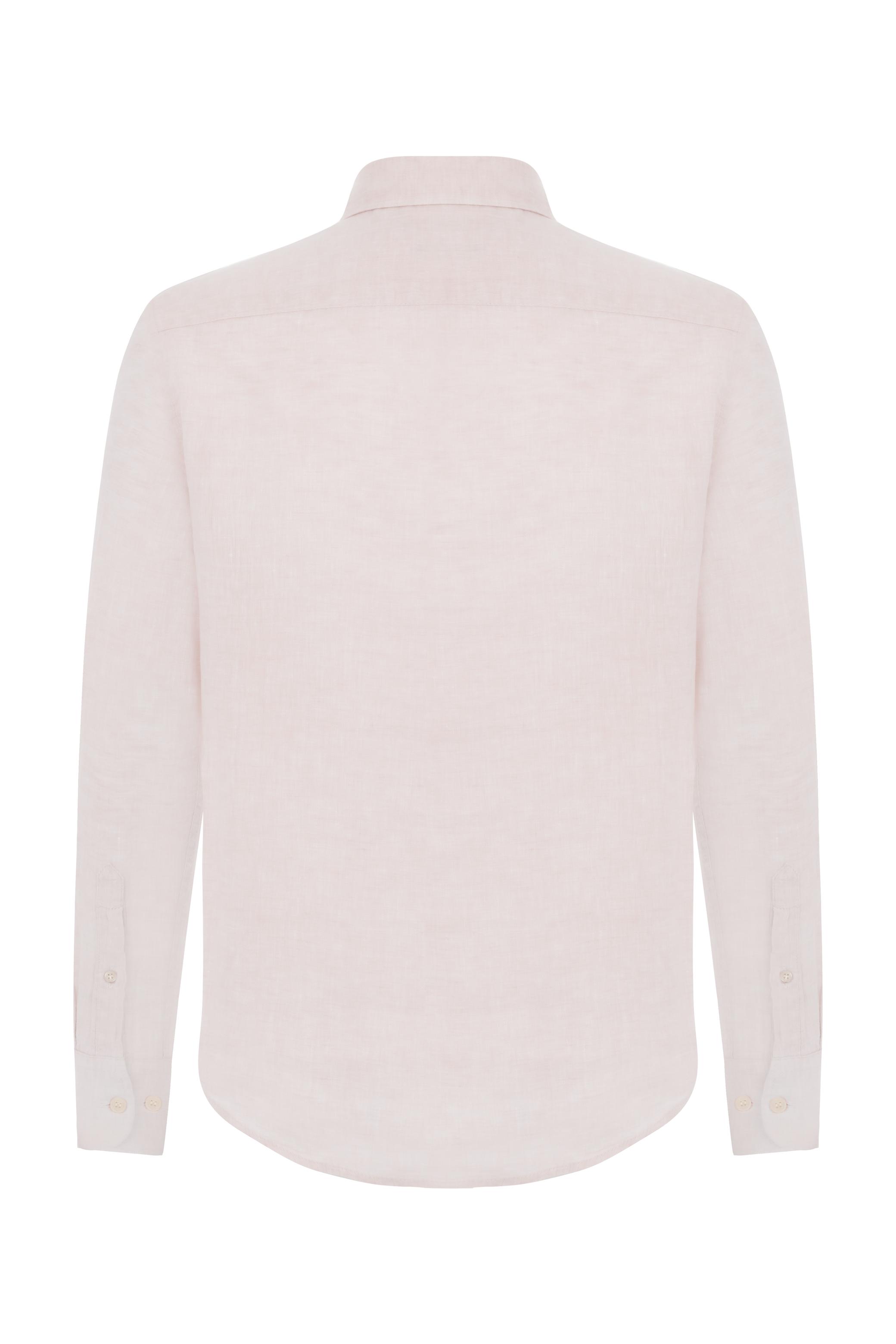 REGULAR FIT KETEN GÖMLEK