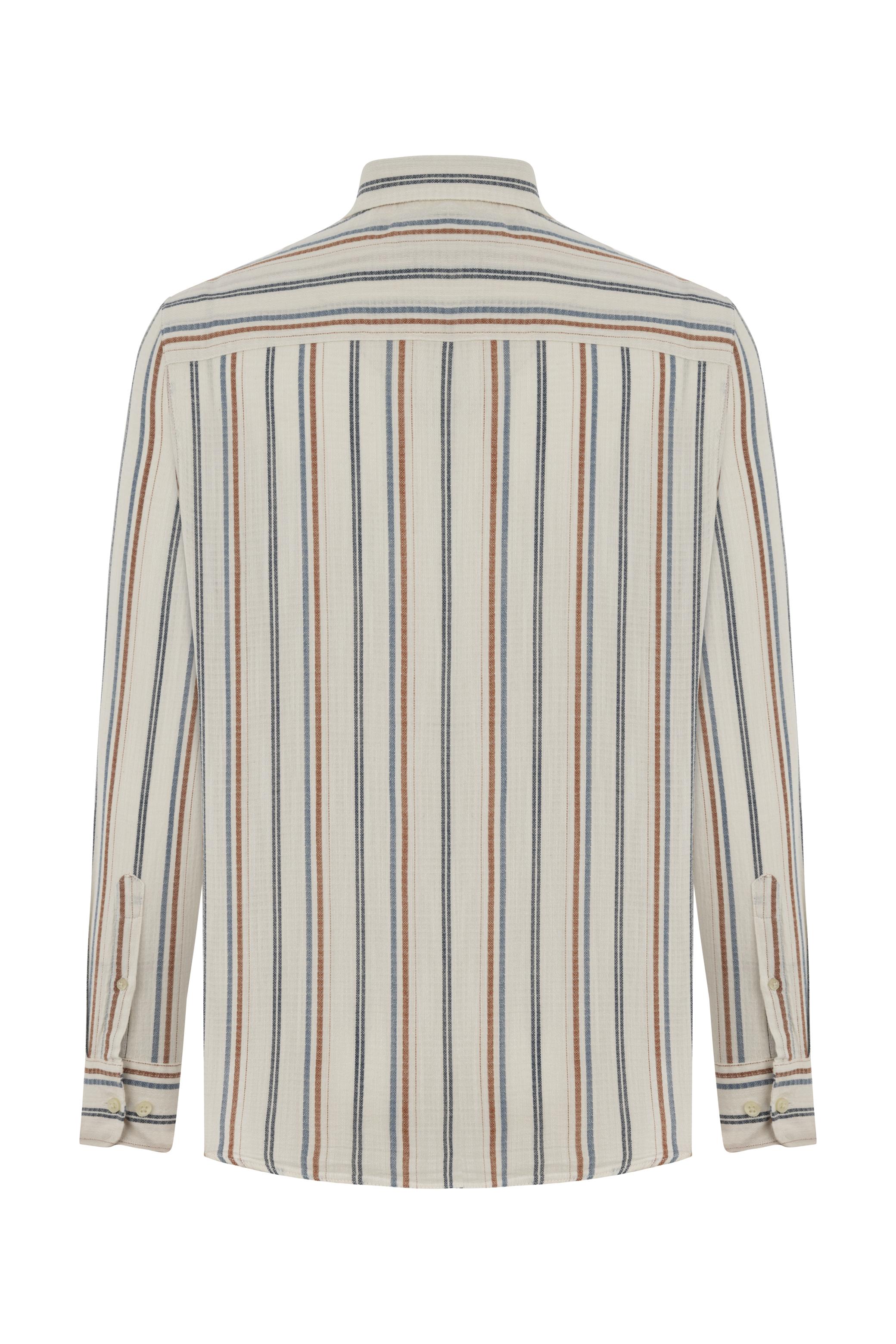 ÇİZGİLİ REGULAR FIT GÖMLEK