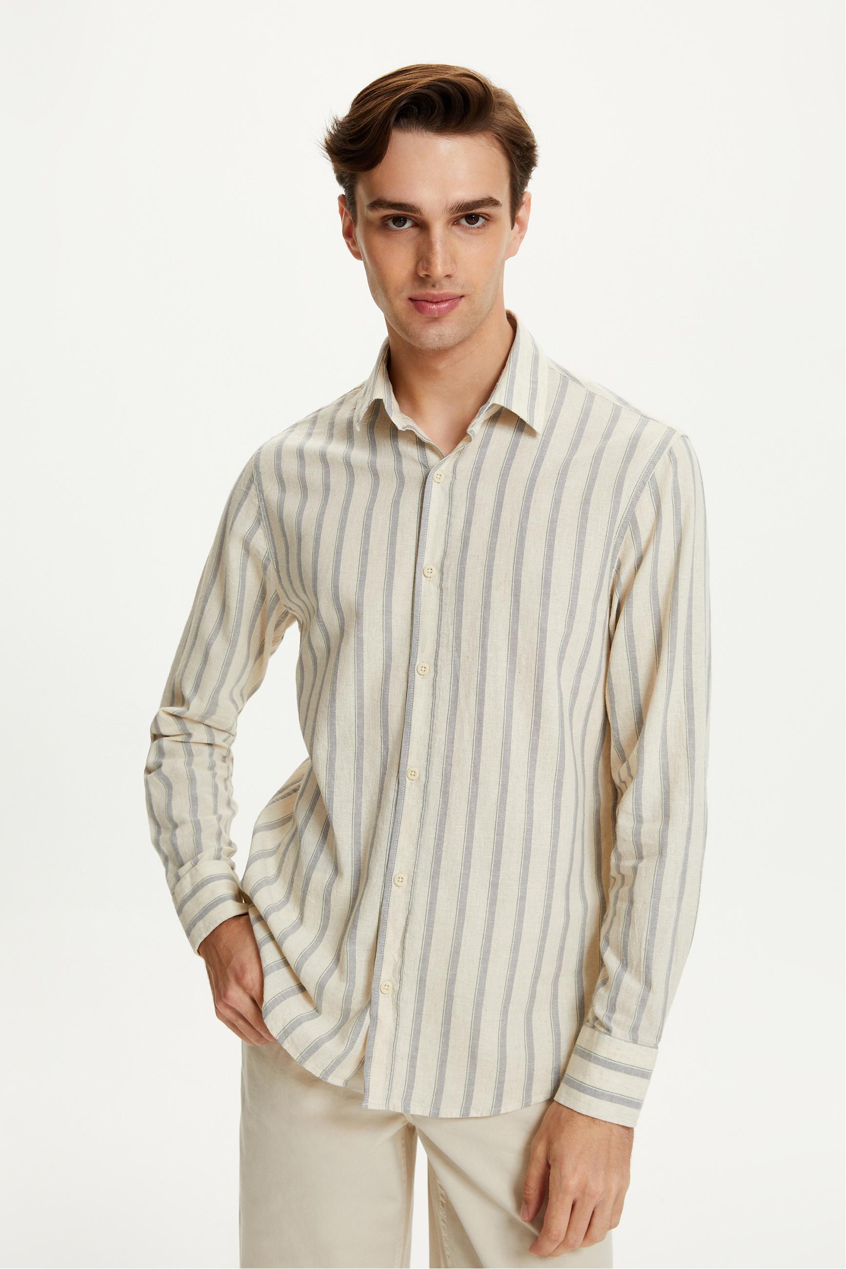 ÇİZGİLİ REGULAR FIT GÖMLEK