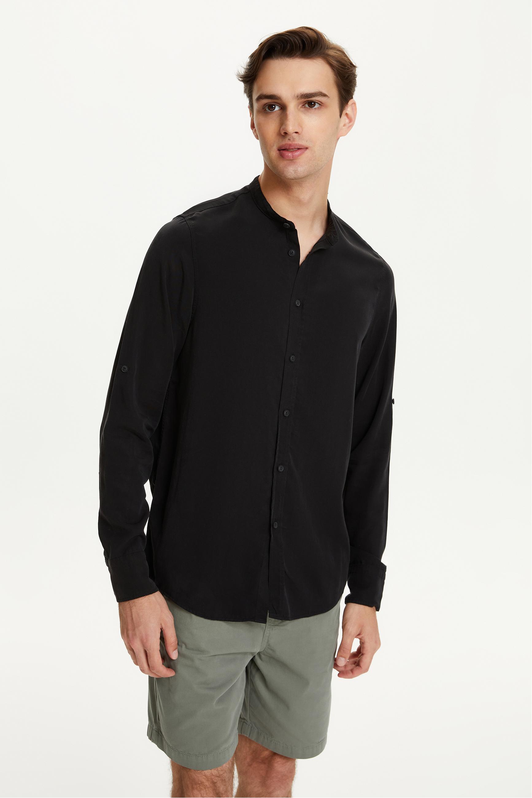 HAKİM YAKA LİYOSEL GÖMLEK