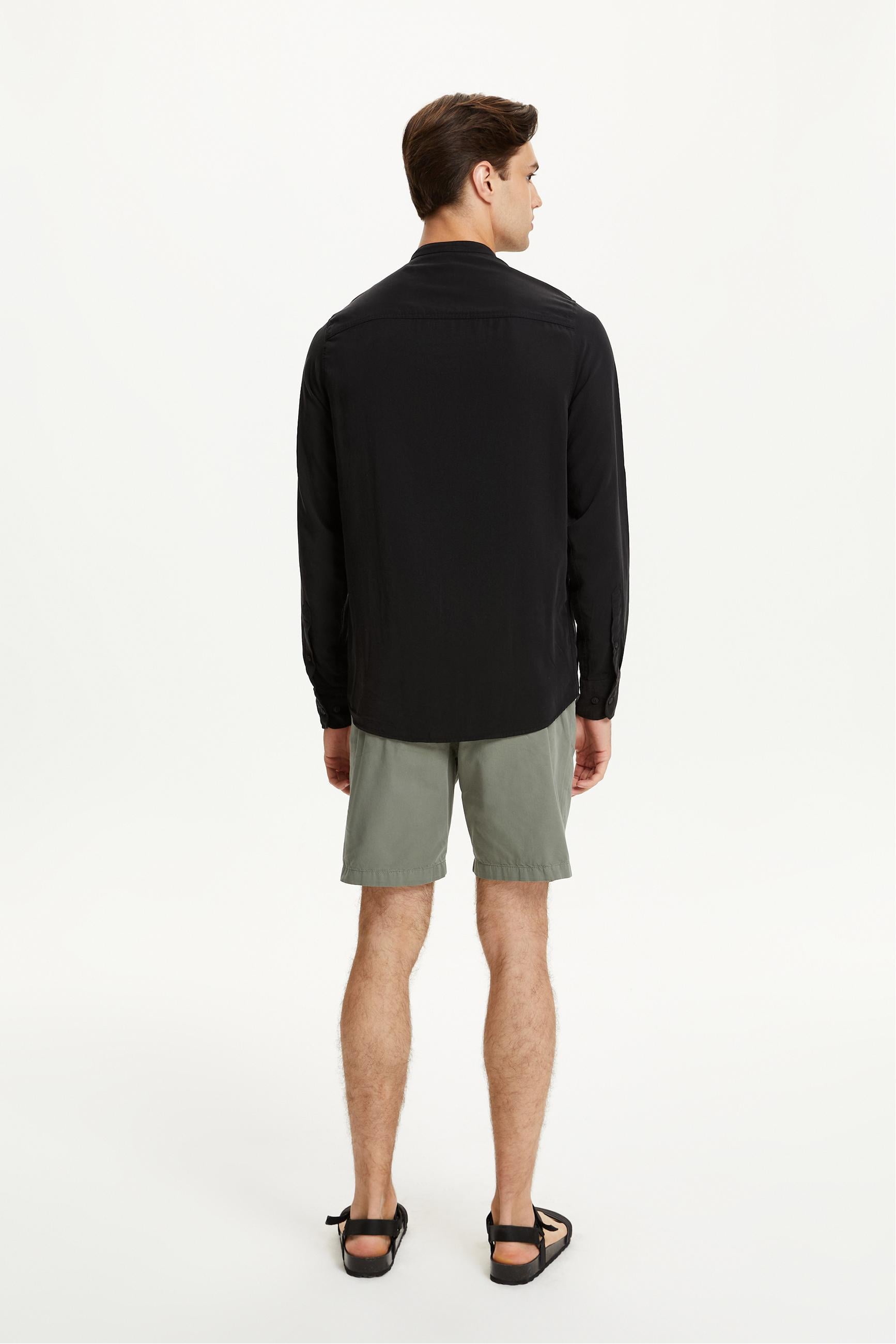 HAKİM YAKA LİYOSEL GÖMLEK