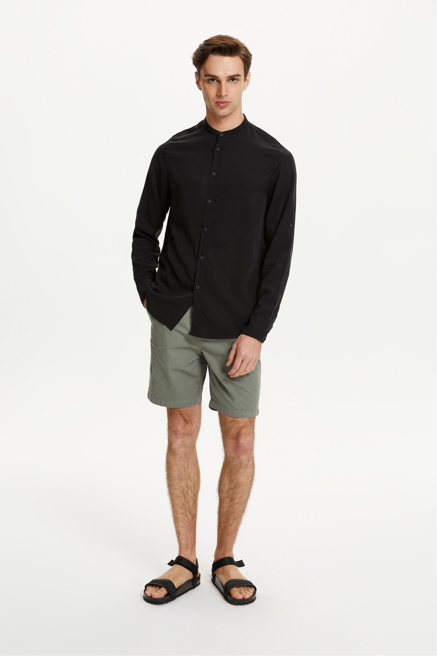 HAKİM YAKA LİYOSEL GÖMLEK