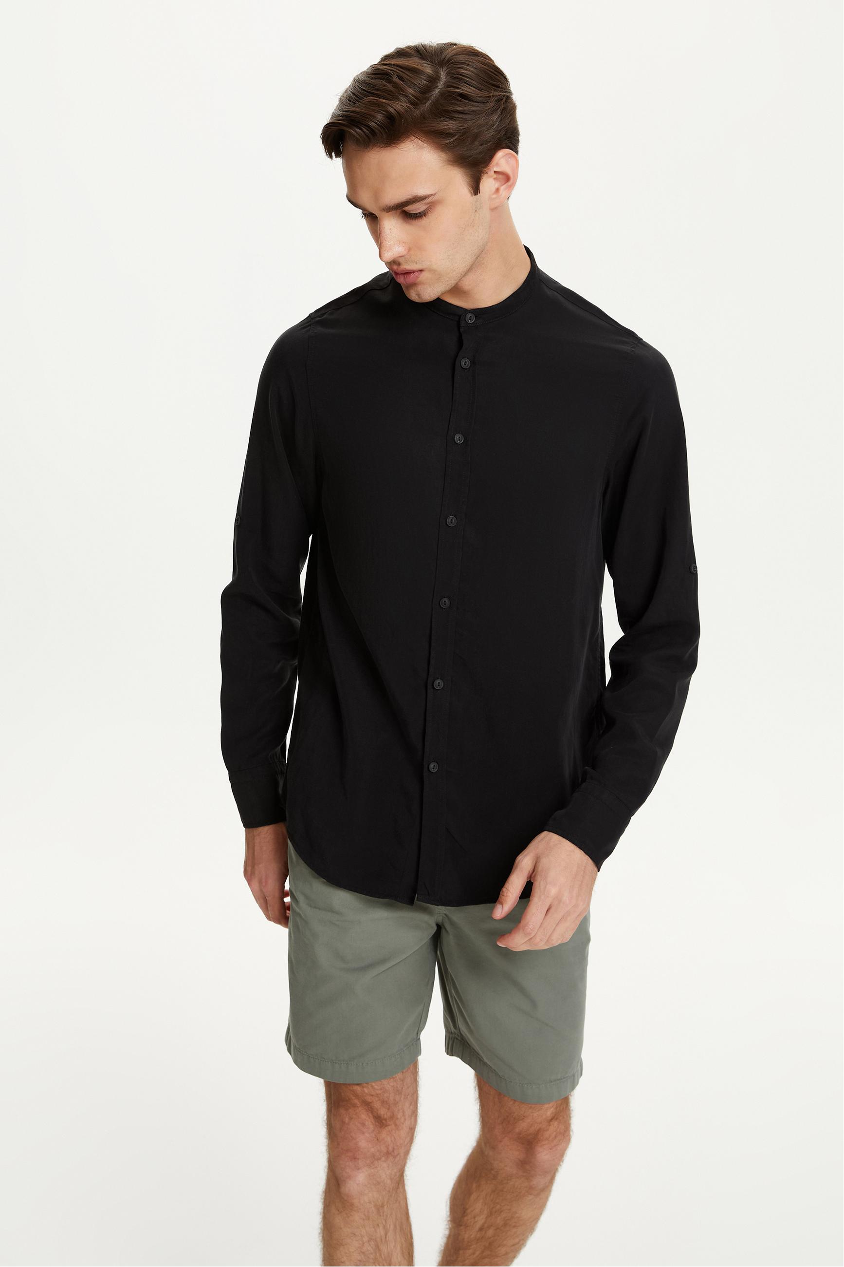 HAKİM YAKA LİYOSEL GÖMLEK