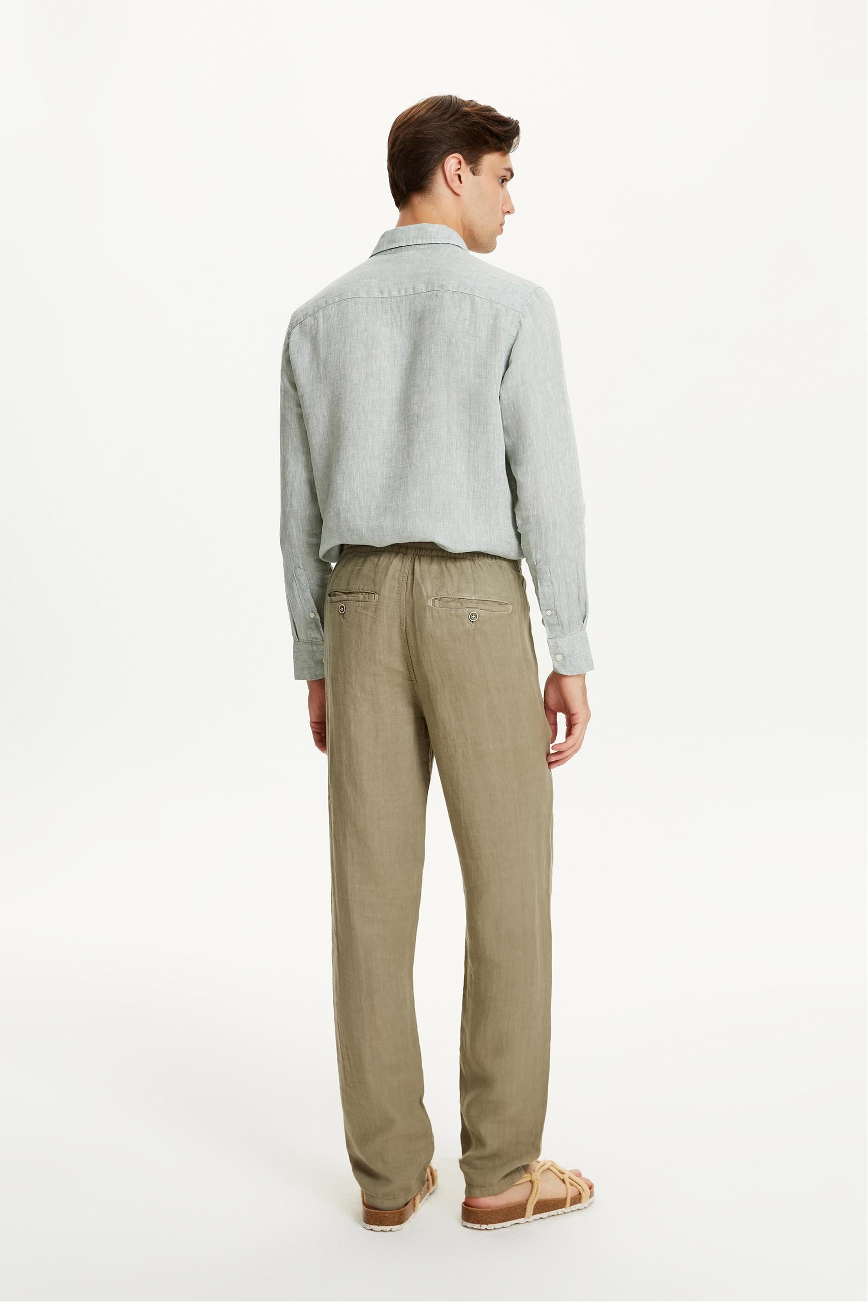 STRAIGHT FIT KETEN PANTOLON