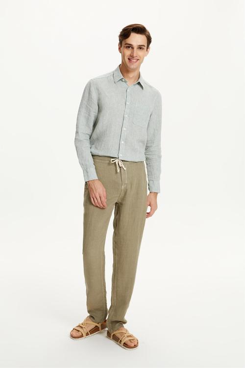  STRAIGHT FIT KETEN PANTOLON