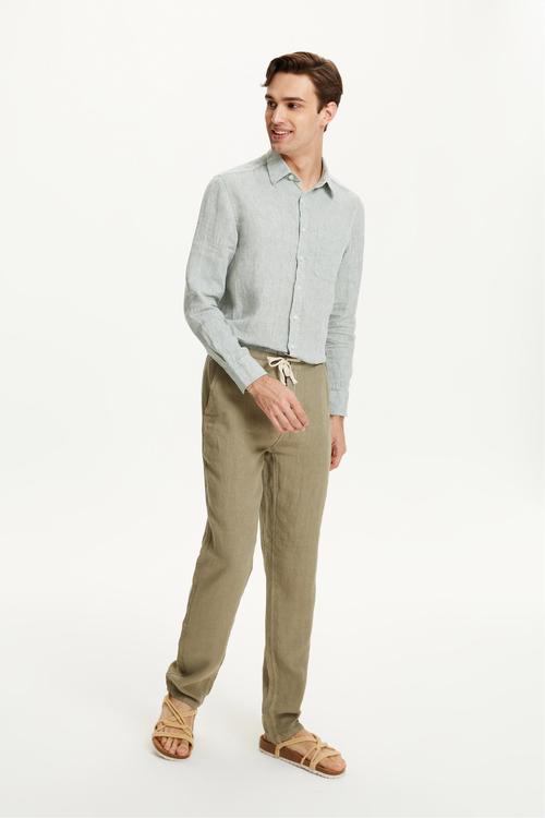  STRAIGHT FIT KETEN PANTOLON