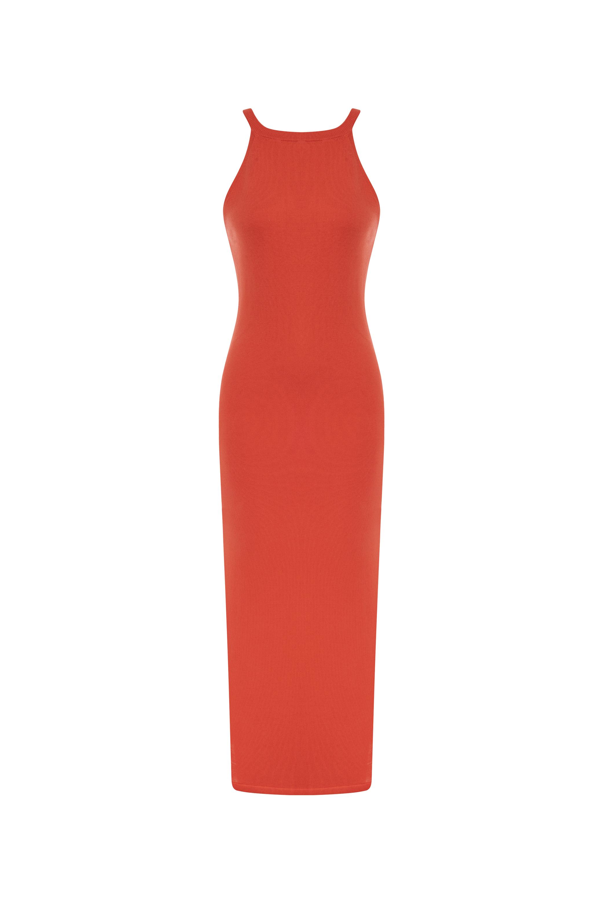 HALTER YAKA UZUN ELBİSE