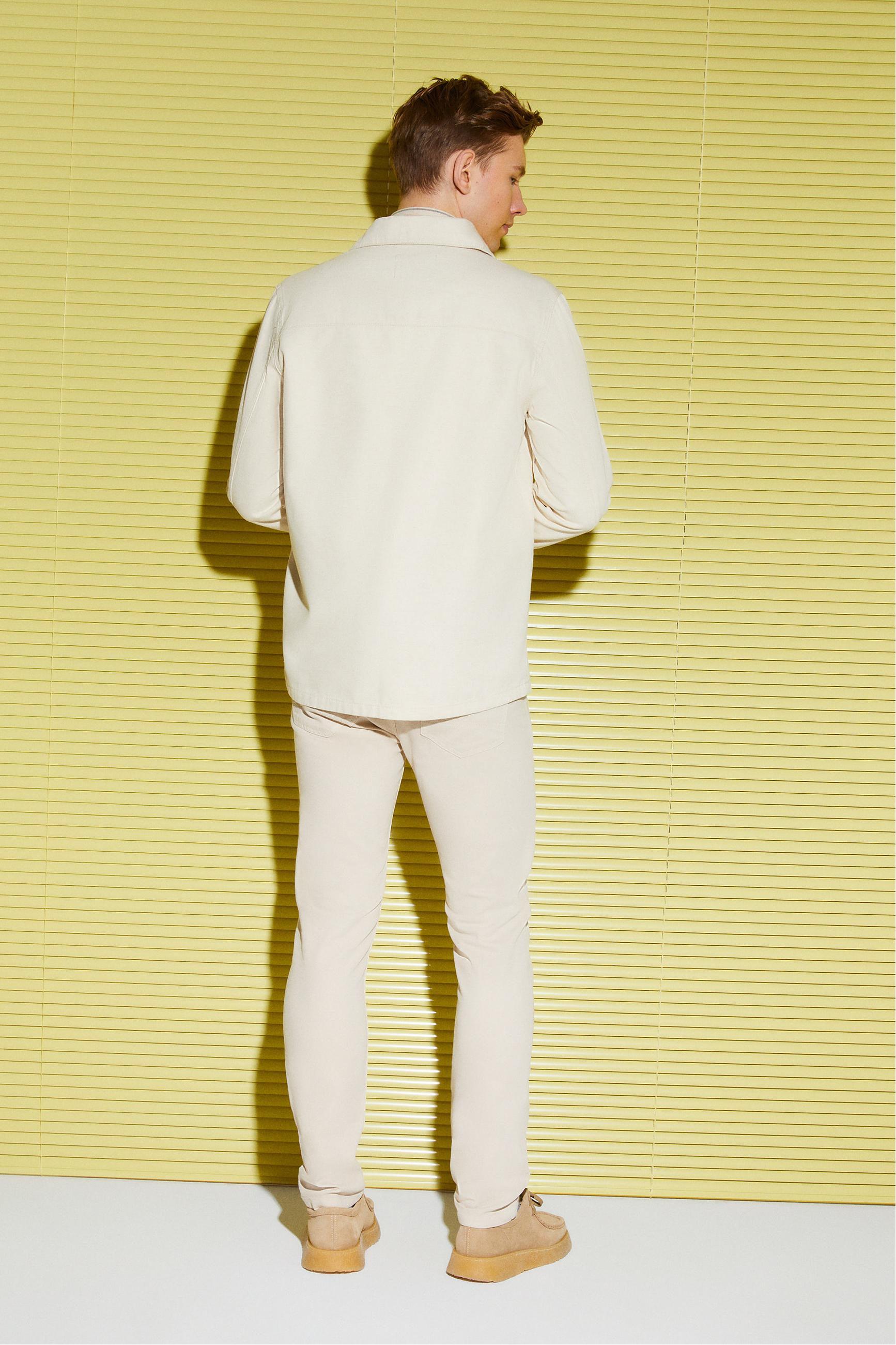 KETEN KARIŞIMLI CASUAL CEKET