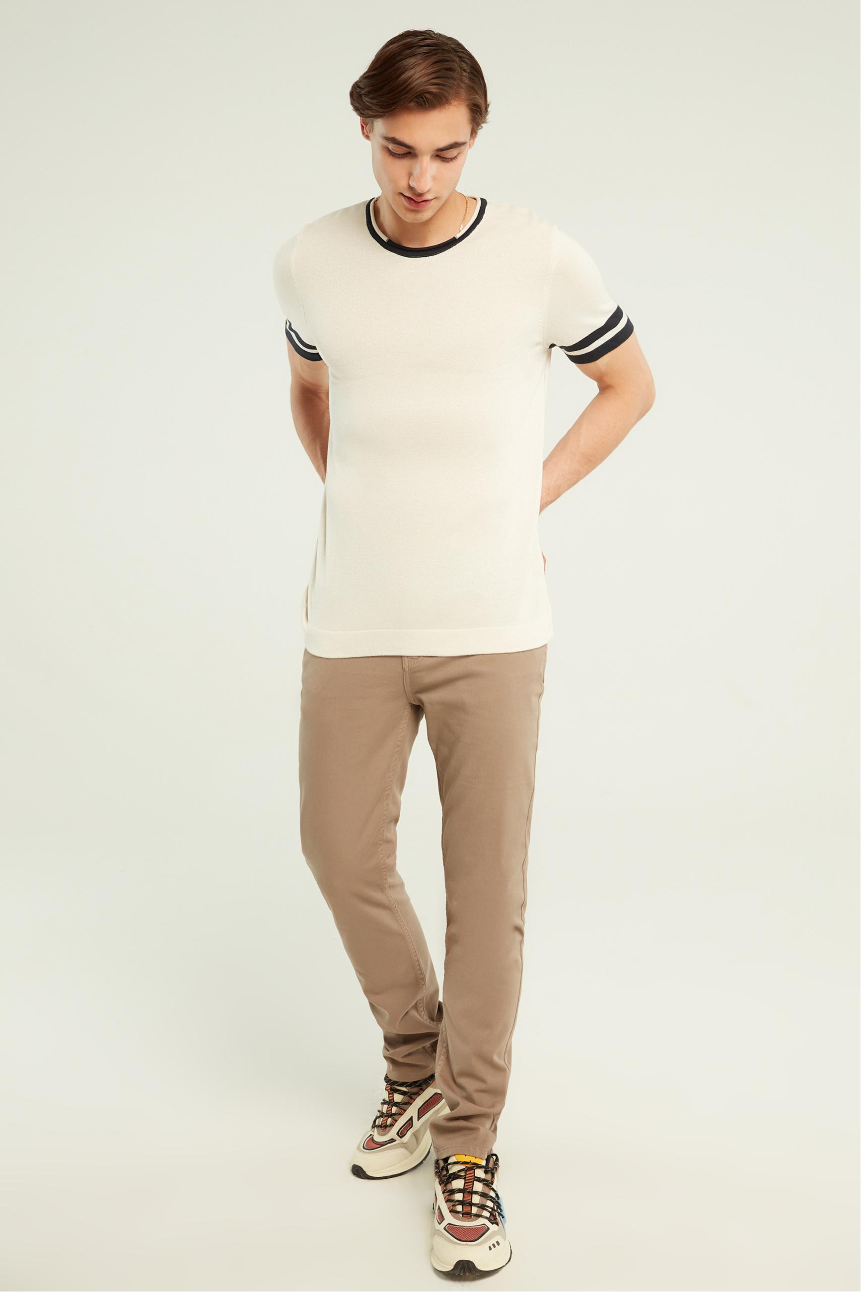 ÇİZGİLİ KISA KOLLU TRİKO