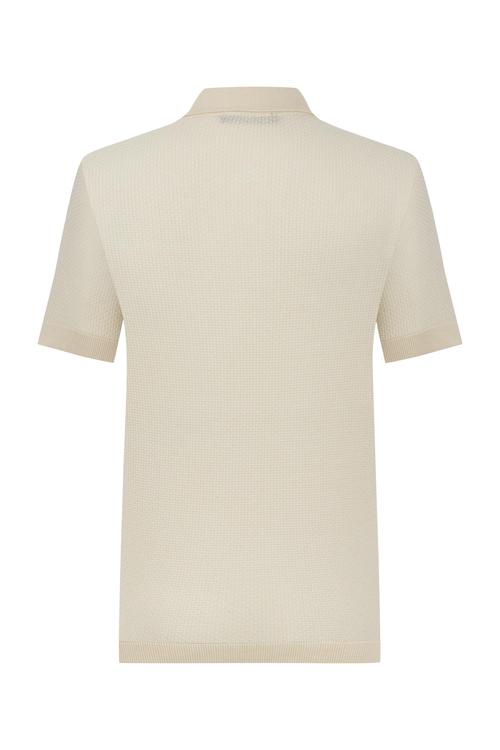  DOKULU POLO YAKA KISA KOLLU TRİKO