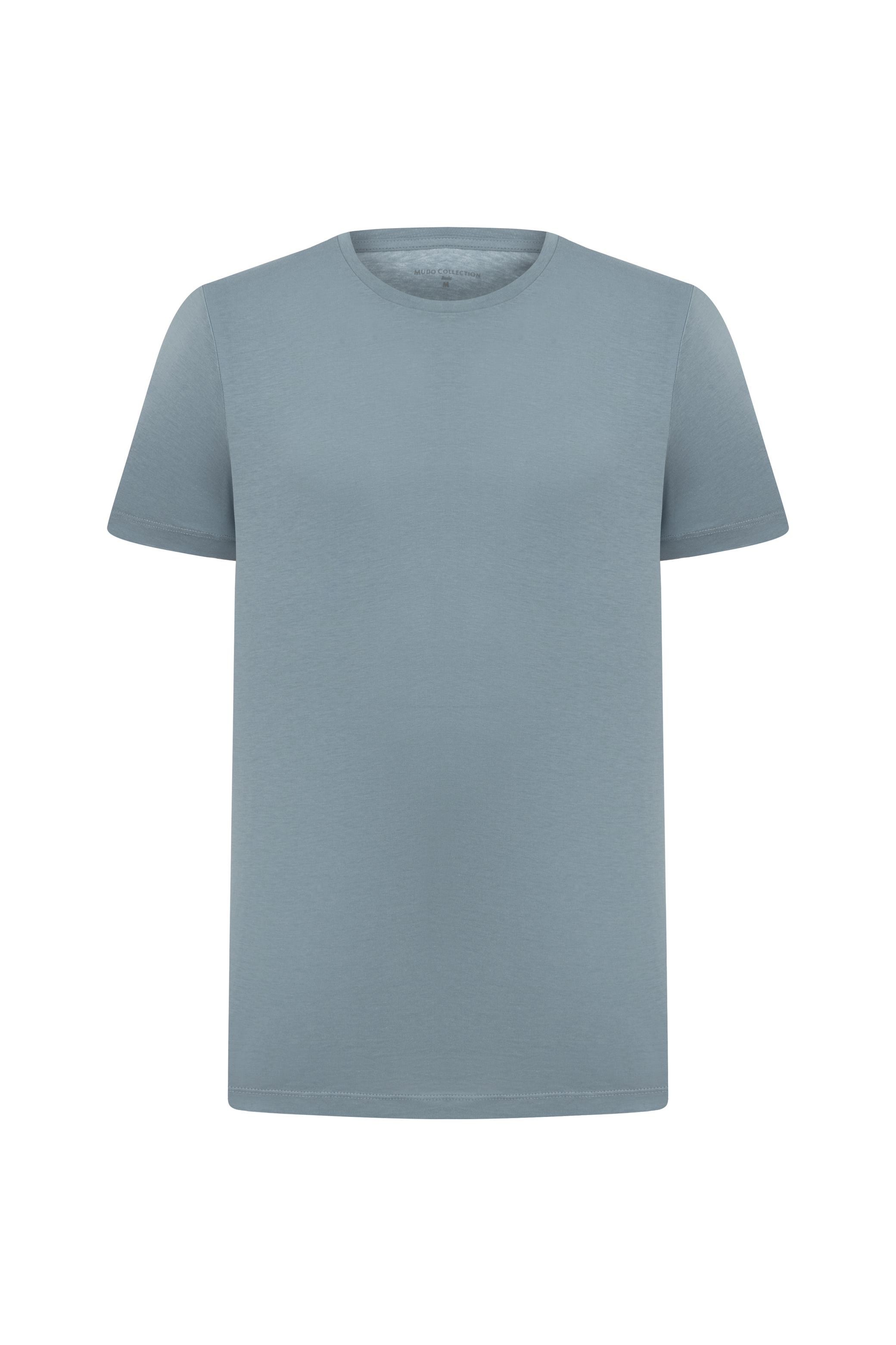 BİSİKLET YAKA KISA KOLLU T-SHIRT