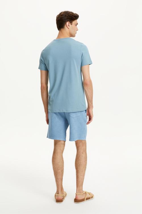  BİSİKLET YAKA KISA KOLLU T-SHIRT