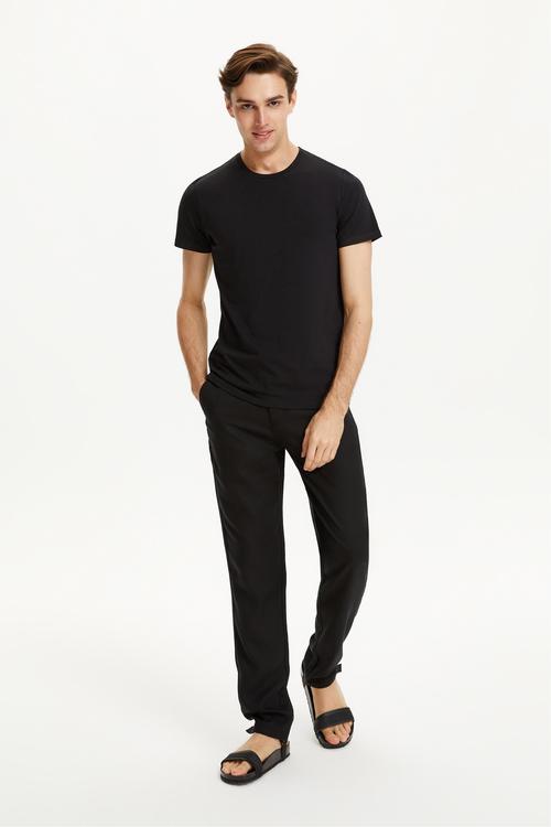  BİSİKLET YAKA KISA KOLLU BASIC T-SHIRT