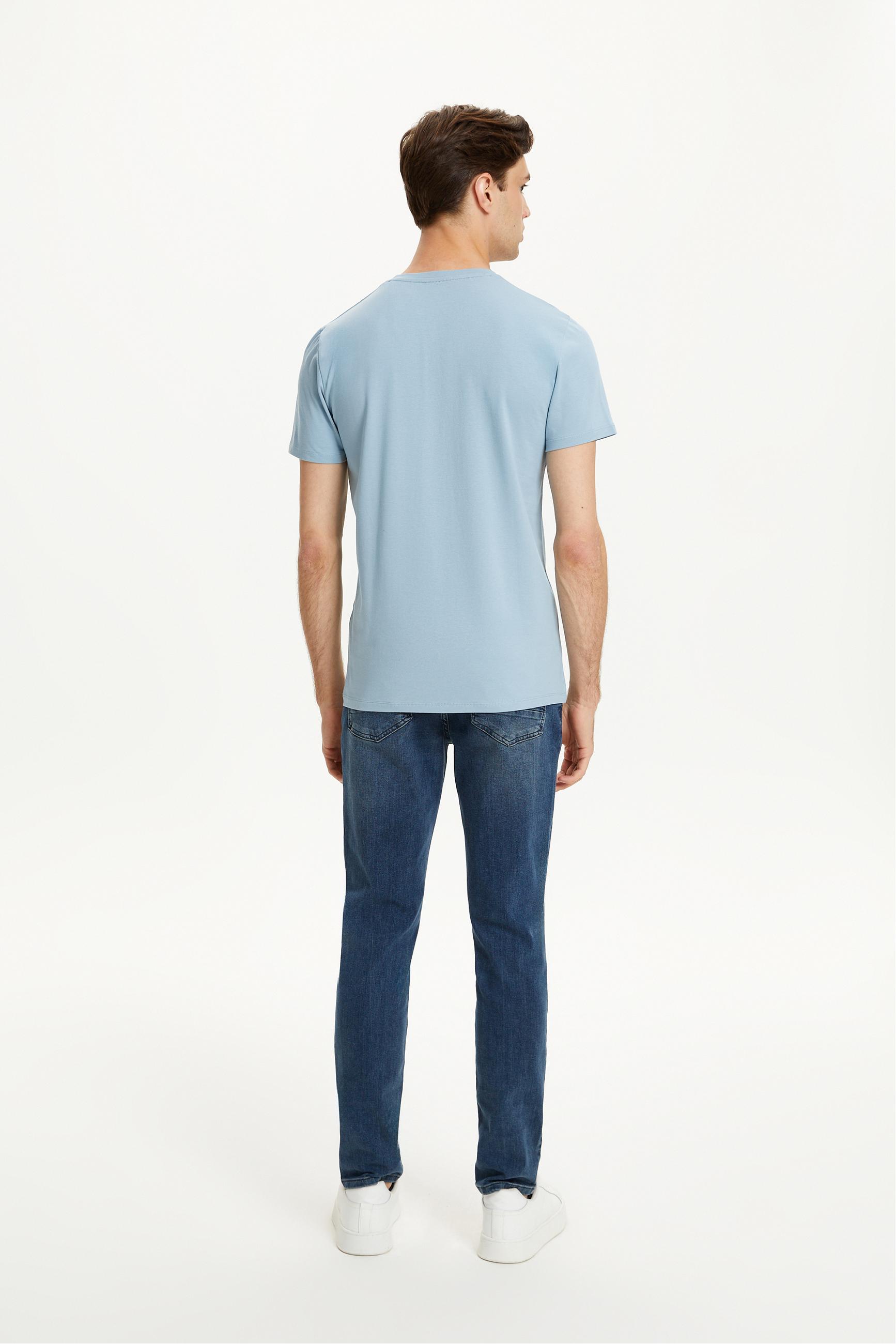 BİSİKLET YAKA KISA KOLLU BASIC T-SHIRT