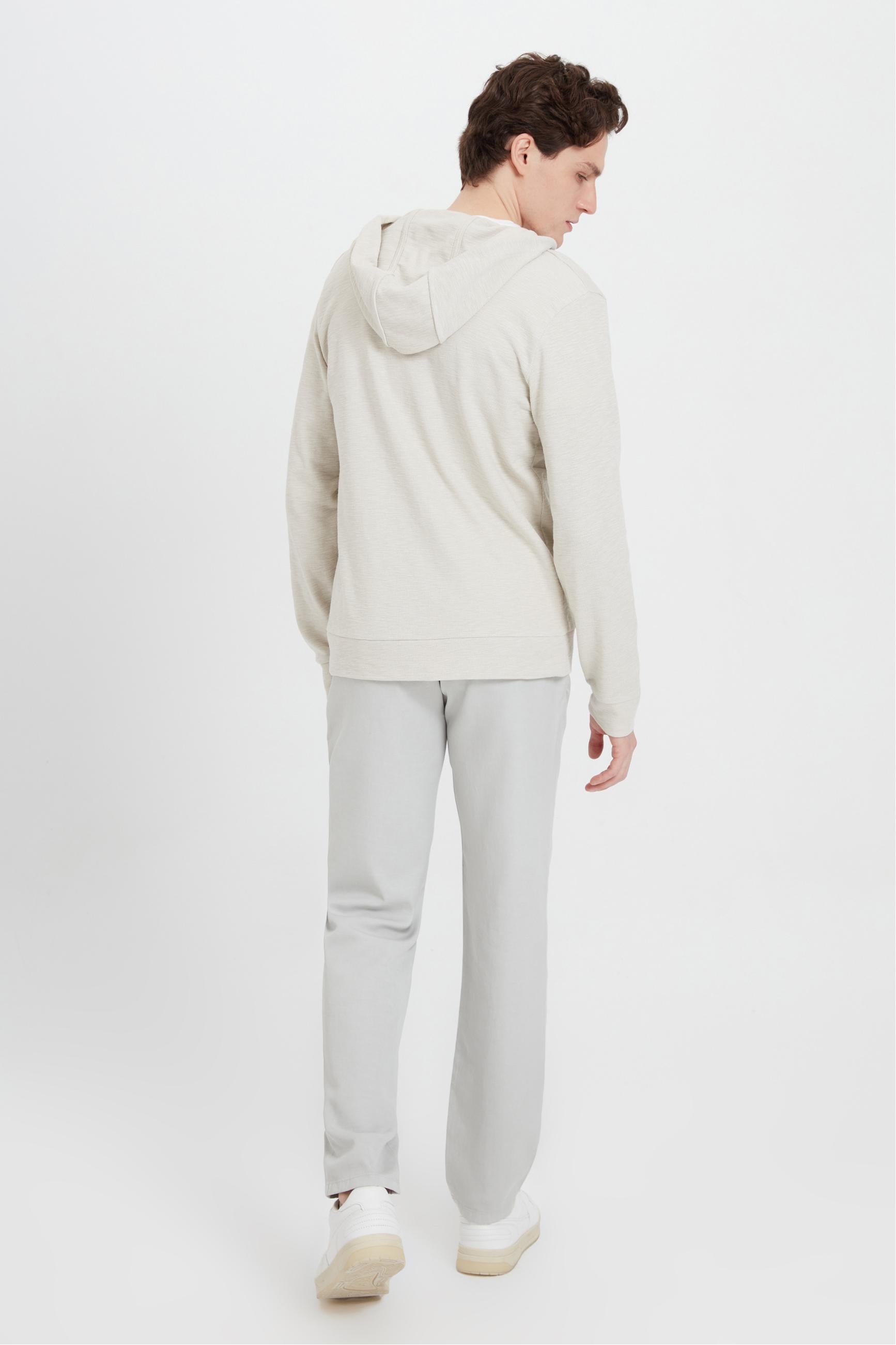 FERMUARLI KAPÜŞONLU SWEATSHIRT