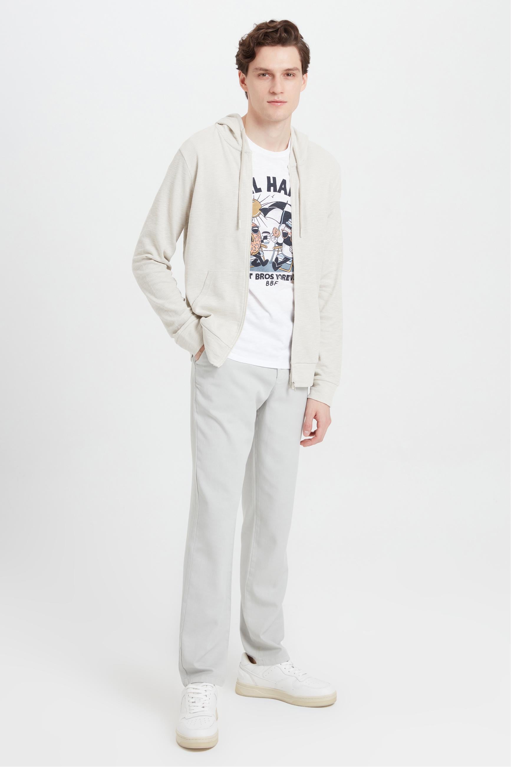 FERMUARLI KAPÜŞONLU SWEATSHIRT