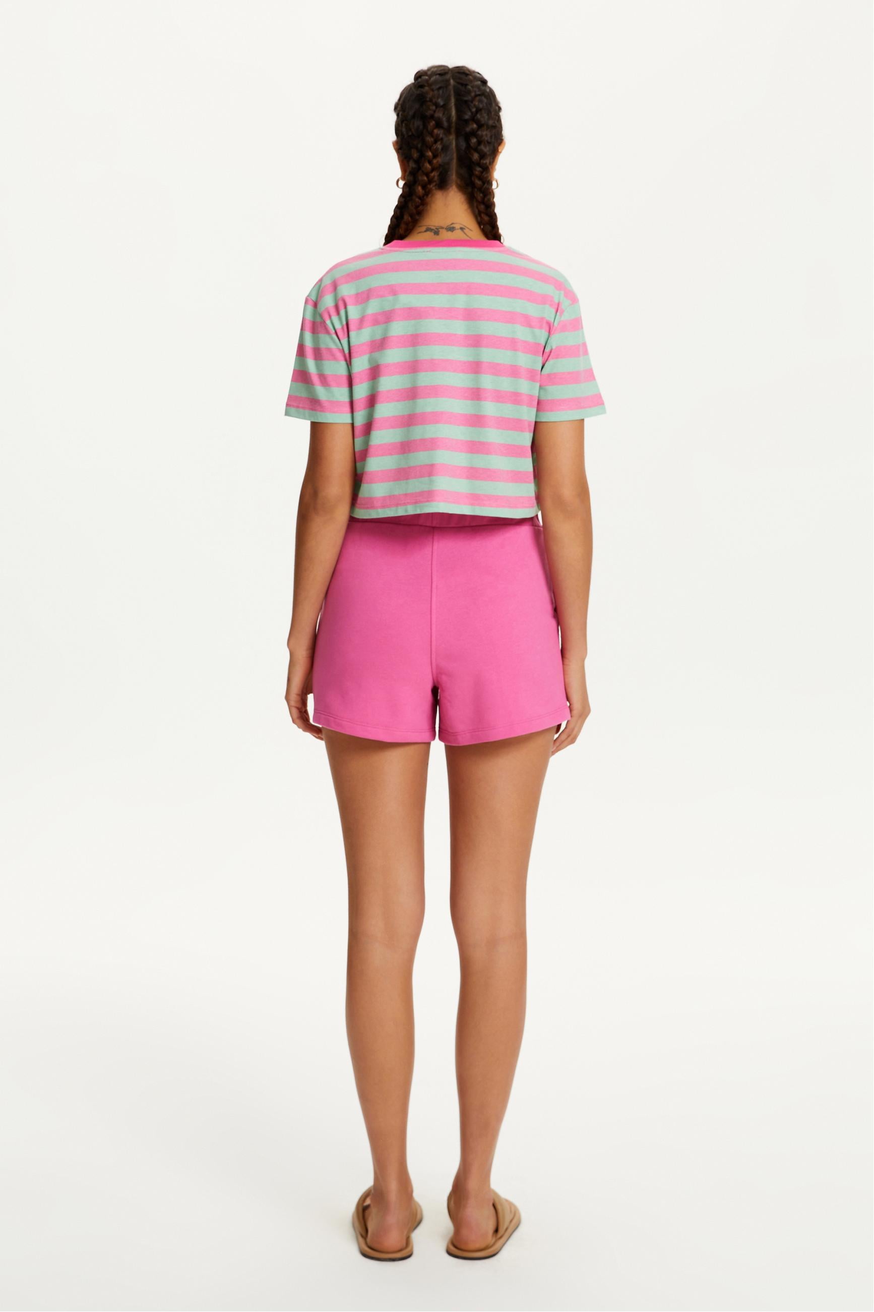 PAMUK KARIŞIMLI MİNİ ÖRME ŞORT