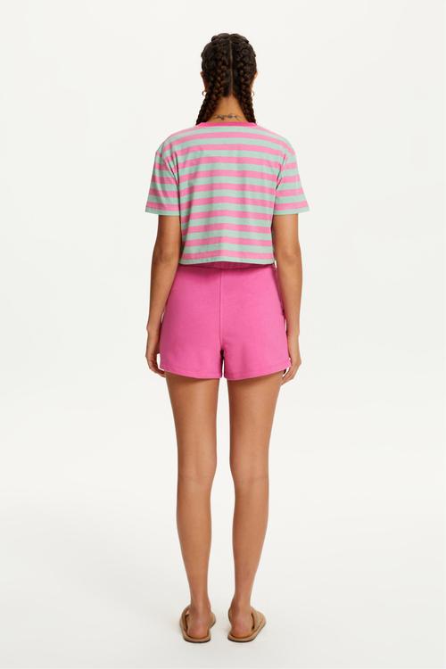  PAMUK KARIŞIMLI MİNİ ÖRME ŞORT