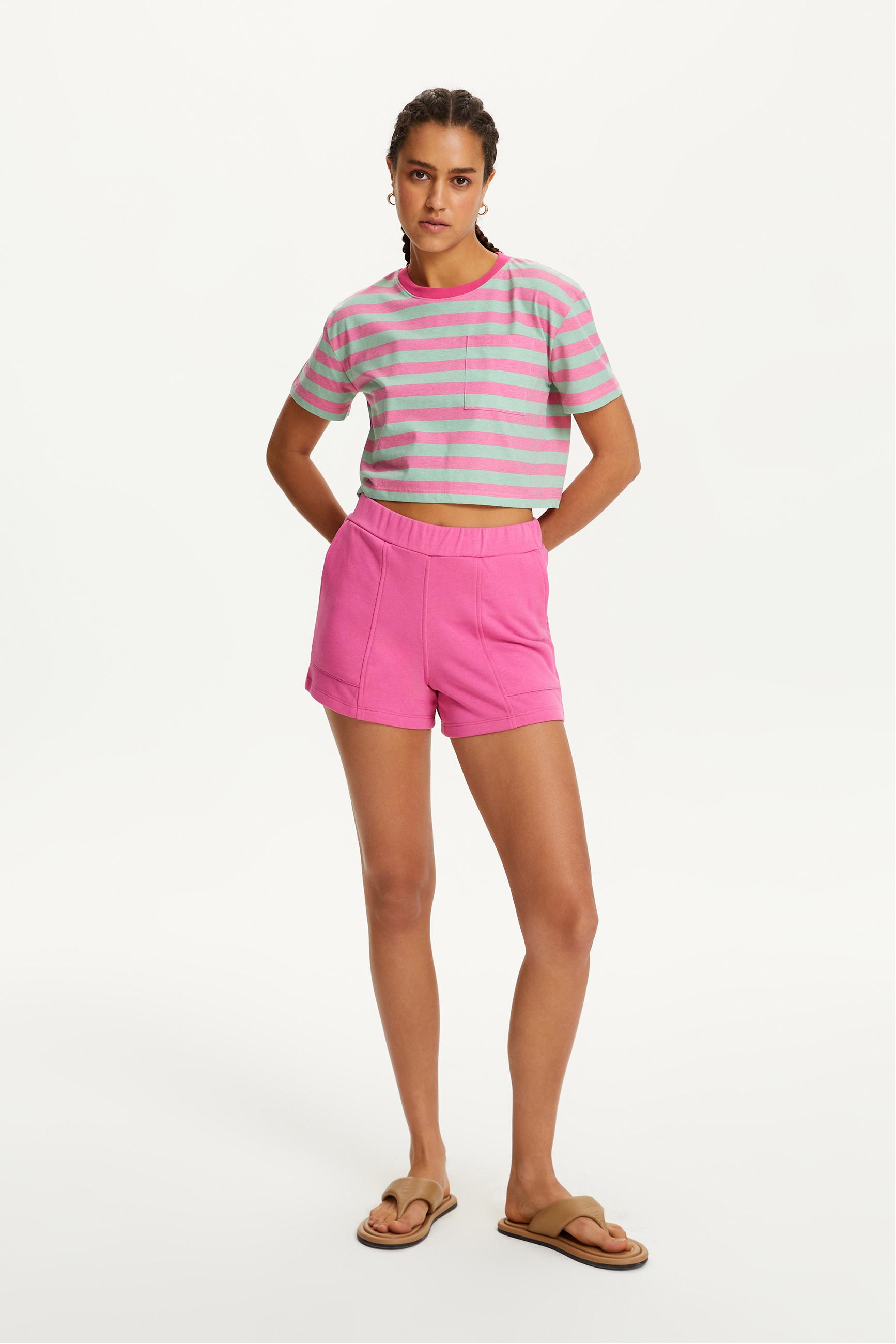 PAMUK KARIŞIMLI MİNİ ÖRME ŞORT