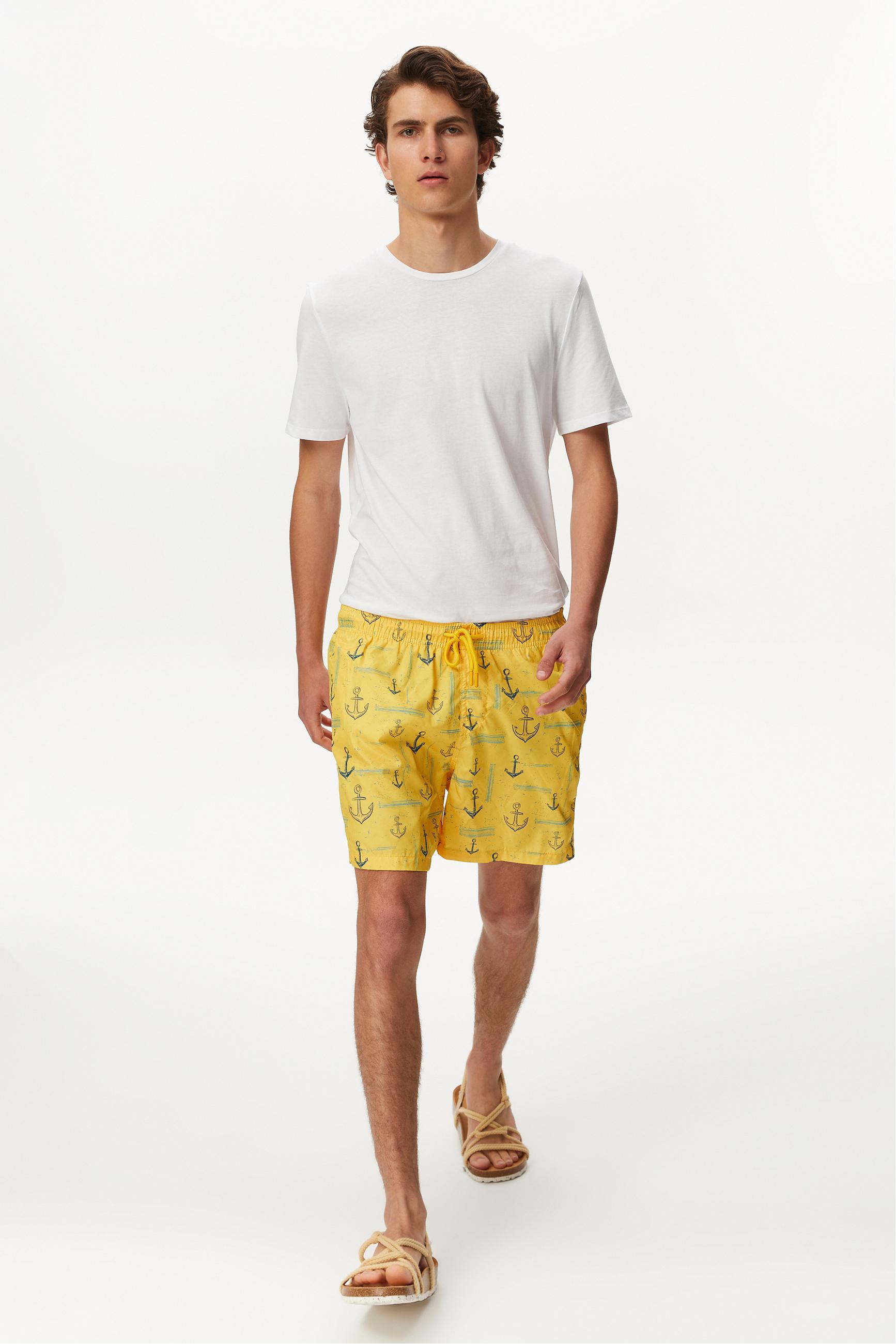 ÇAPA DESENLİ DENİZ ŞORTU