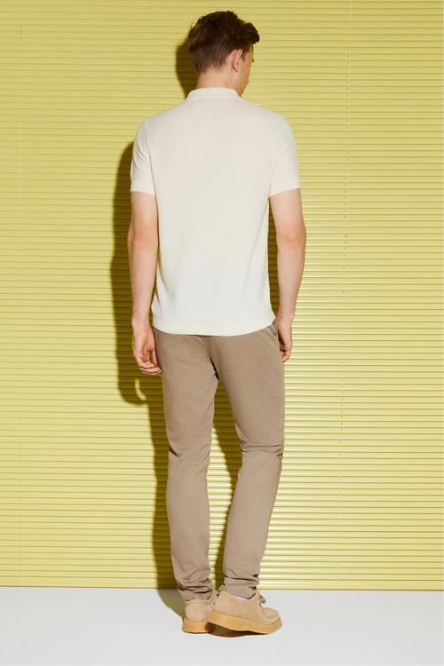  DOKULU POLO YAKA KISA KOLLU TRİKO