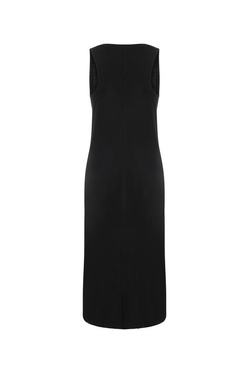  KOLSUZ MİDİ ELBİSE