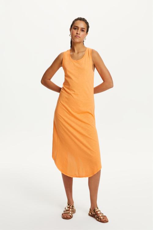  KOLSUZ MİDİ ELBİSE