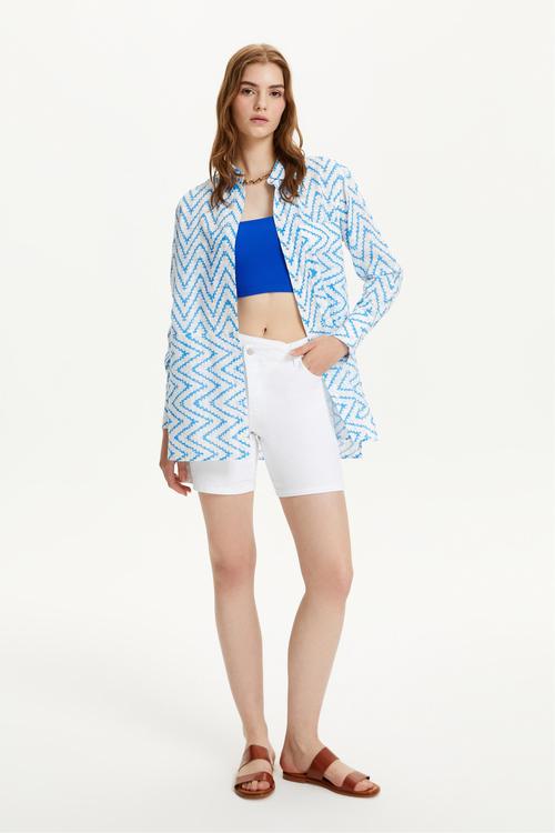  OVERSIZE ETNİK GÖMLEK