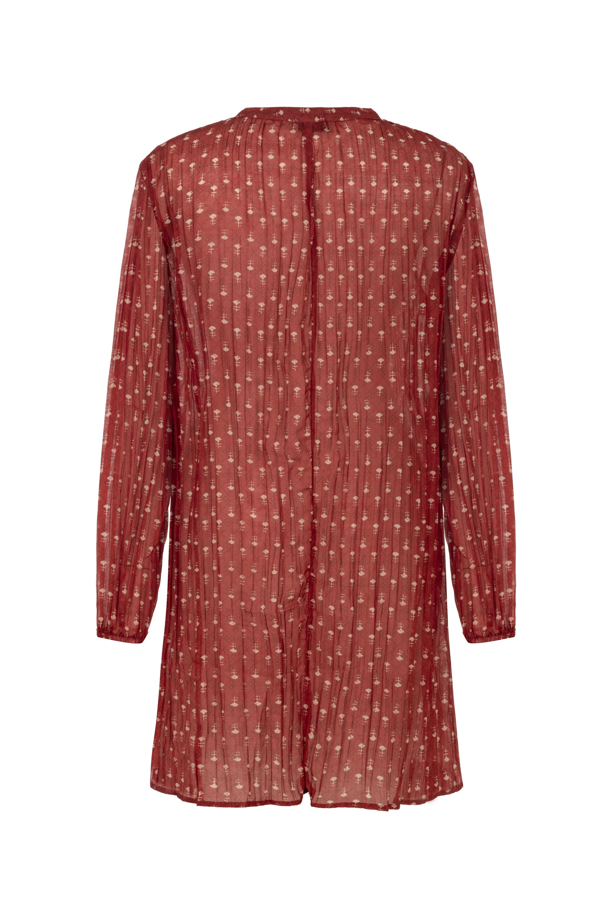 ETNİK DESENLİ MİNİ ELBİSE