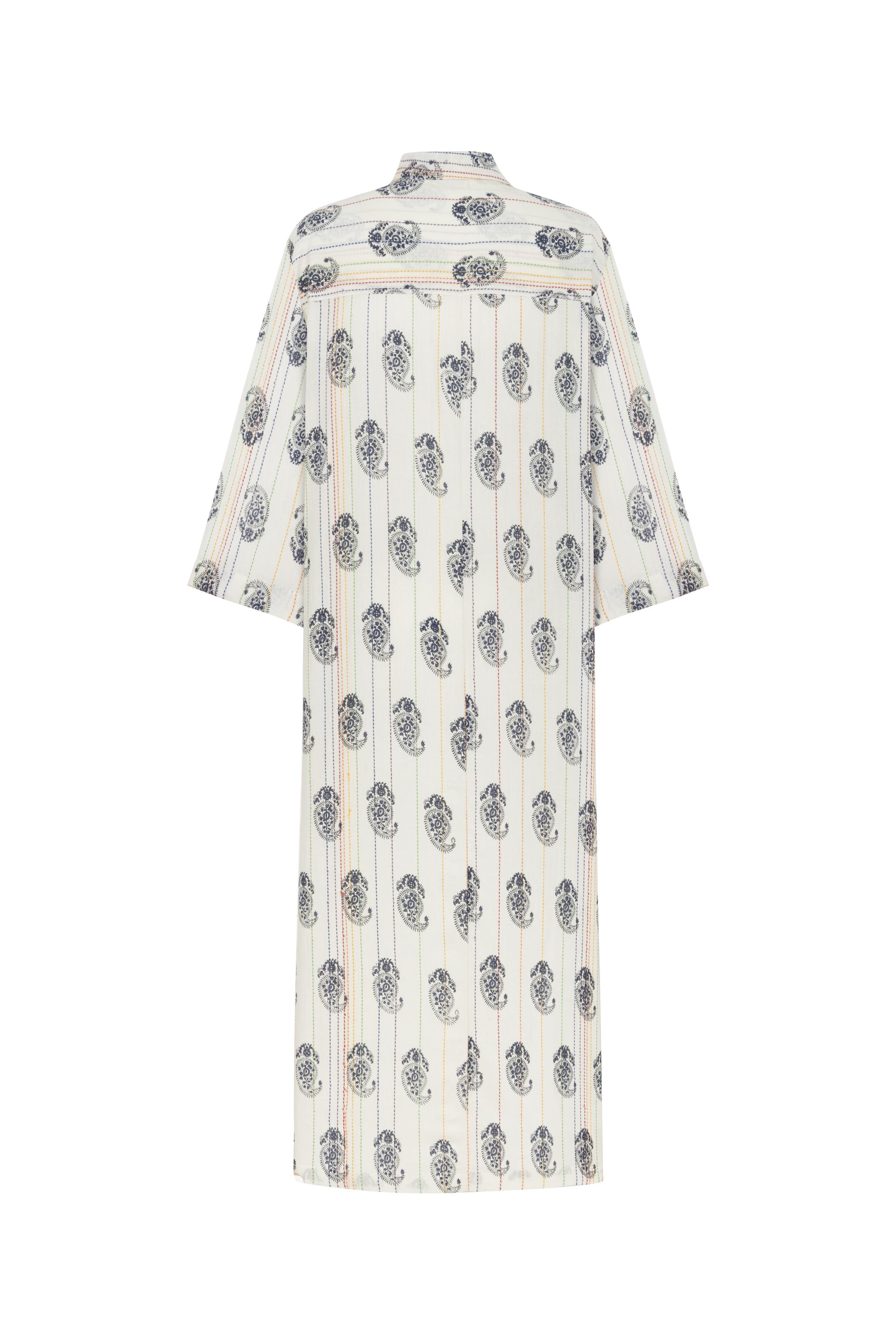 YIRTMAÇLI UZUN PLAJ ELBİSESİ