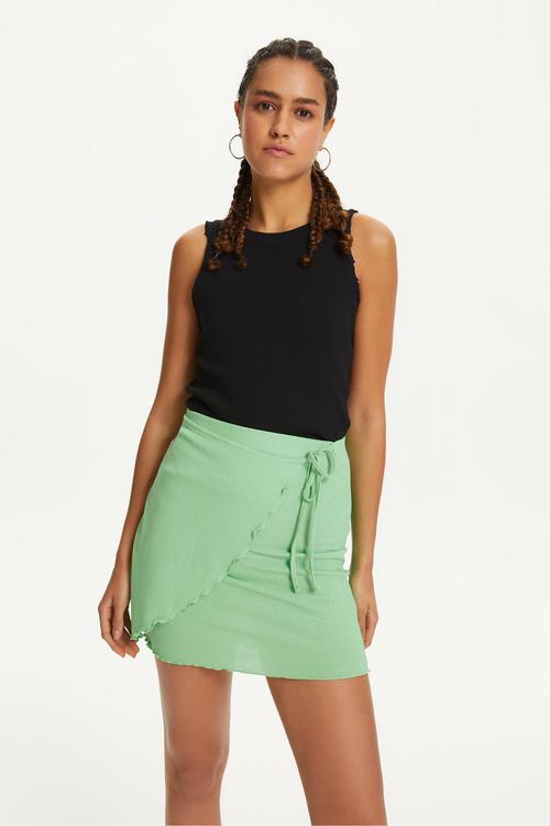  FIRFIR DETAYLI BAĞLAMA DETAYLI MİNİ ETEK