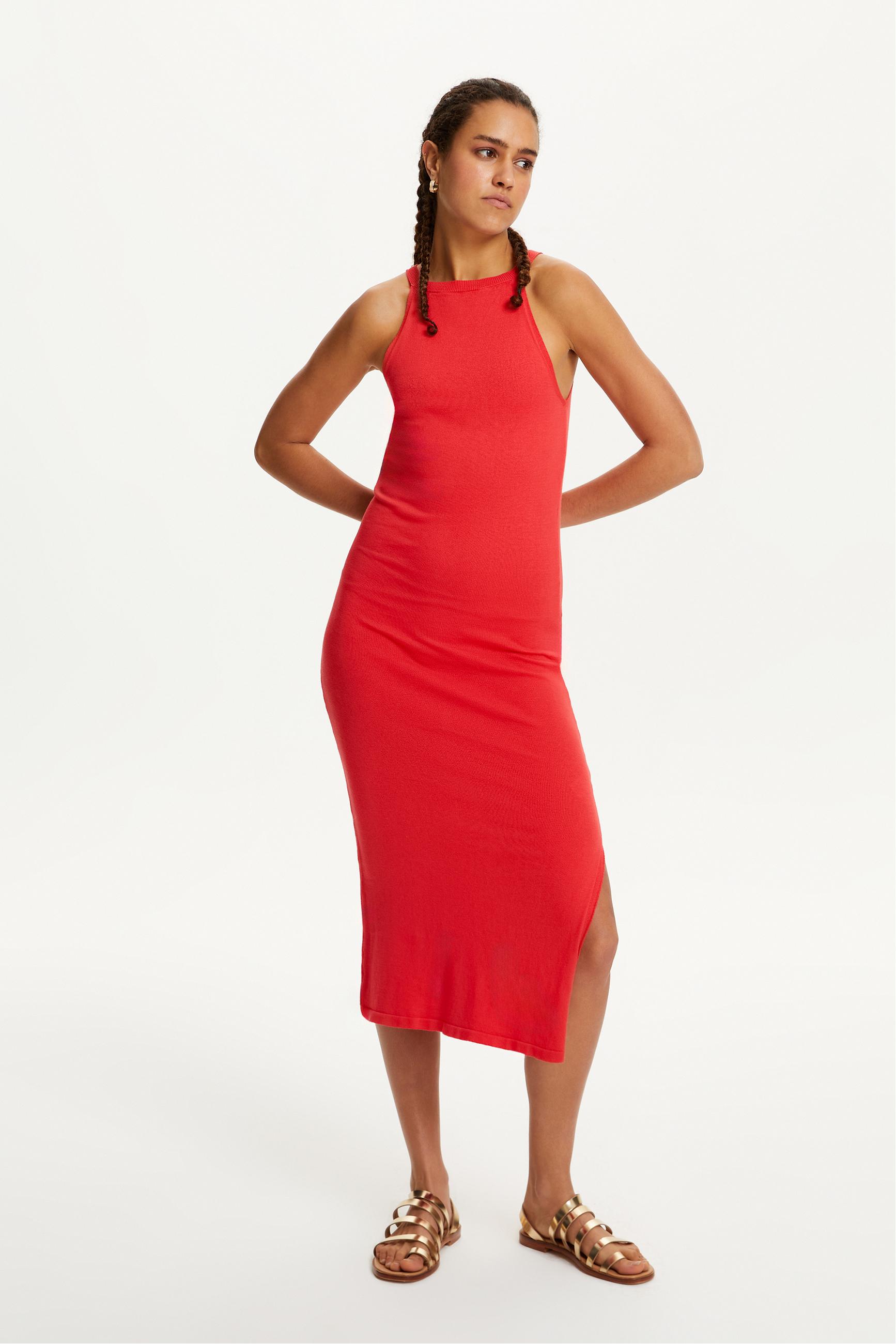 HALTER YAKA UZUN ELBİSE