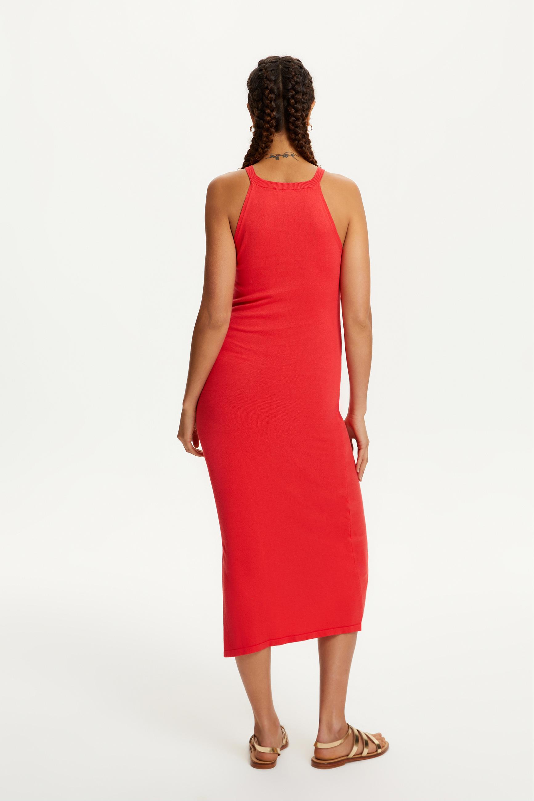 HALTER YAKA UZUN ELBİSE