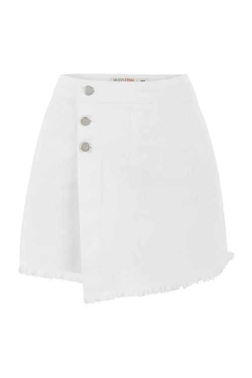  KESİK UÇLU MİNİ ŞORT ETEK