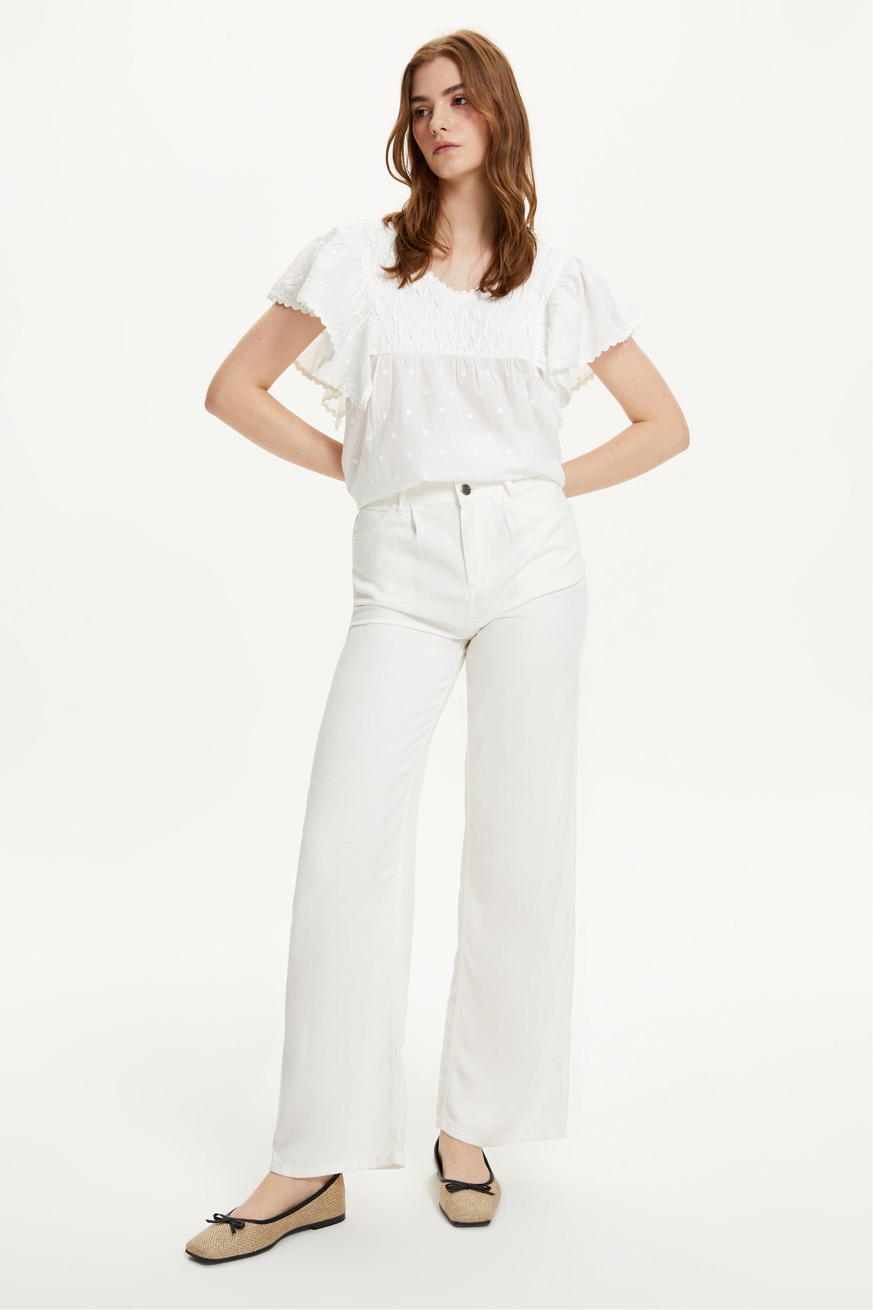 GENİŞ PAÇA JEAN PANTOLON