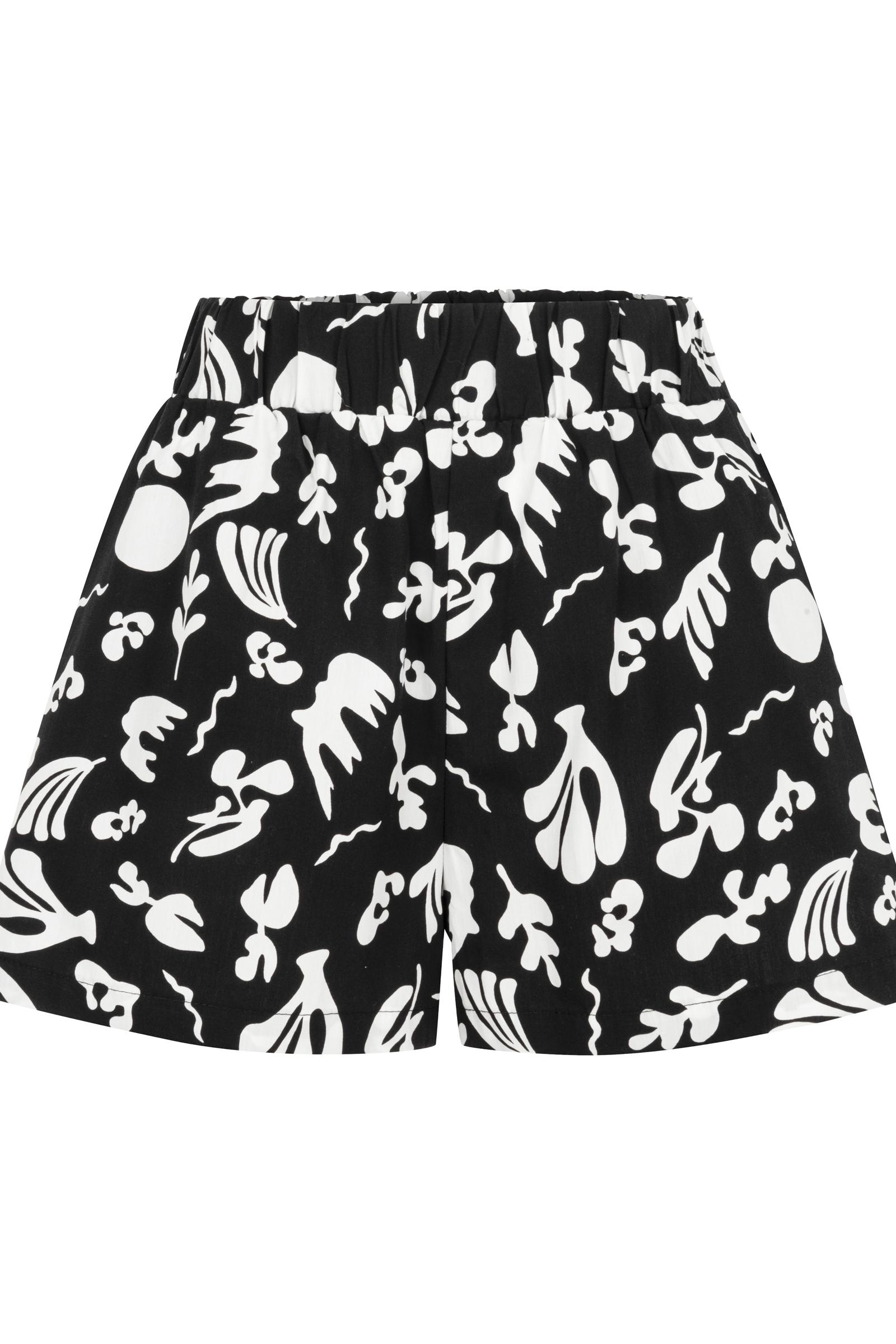 ÇİÇEK DESENLİ MİNİ ŞORT