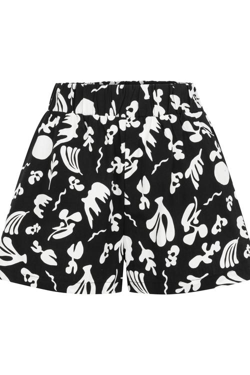  ÇİÇEK DESENLİ MİNİ ŞORT