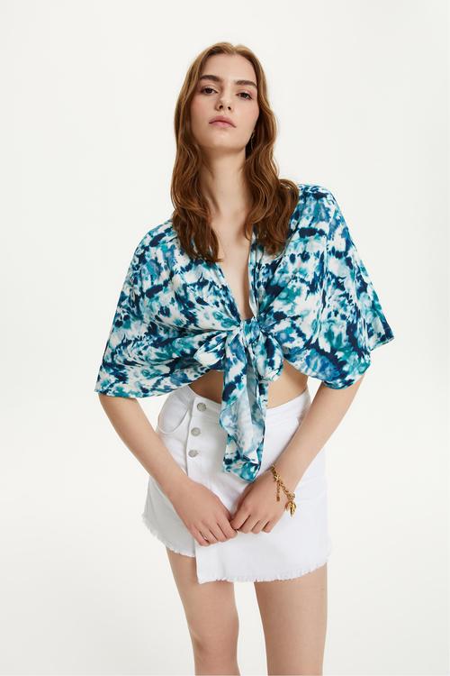  BAĞLAMA DETAYLI BLUZ