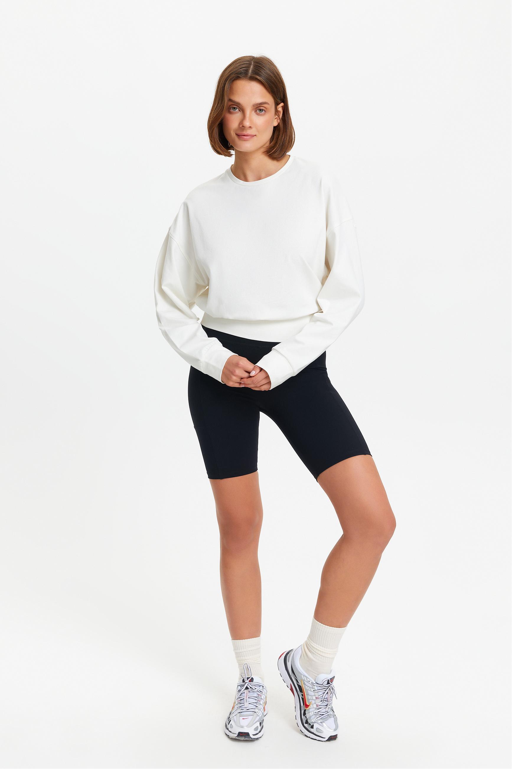 BİSİKLET YAKA SWEATSHIRT