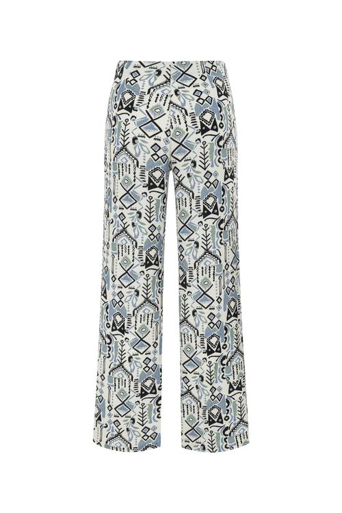  ETNİK DESENLİ FLARE PANTOLON