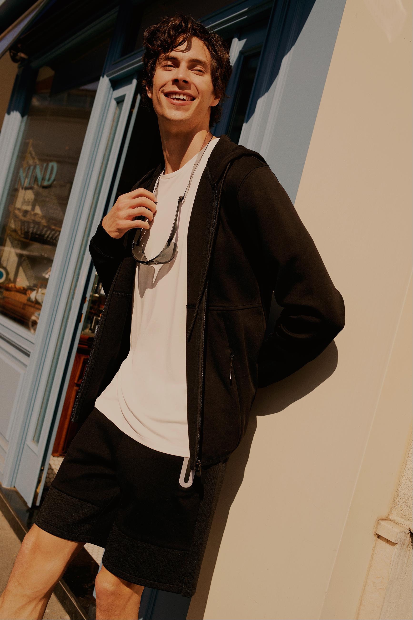 FERMUARLI KAPÜŞONLU SWEATSHIRT